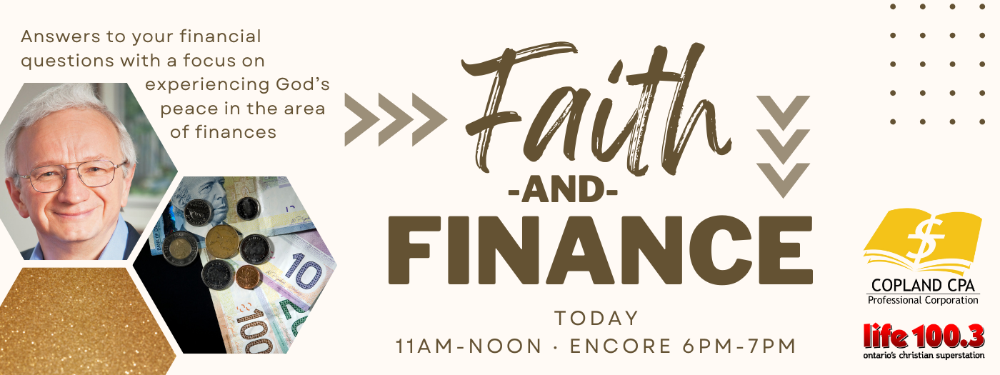 Faith & Finance Slider today