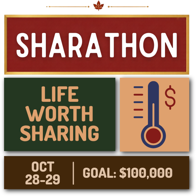 Sharathon Fall 2026 "Life Worth Sharing"